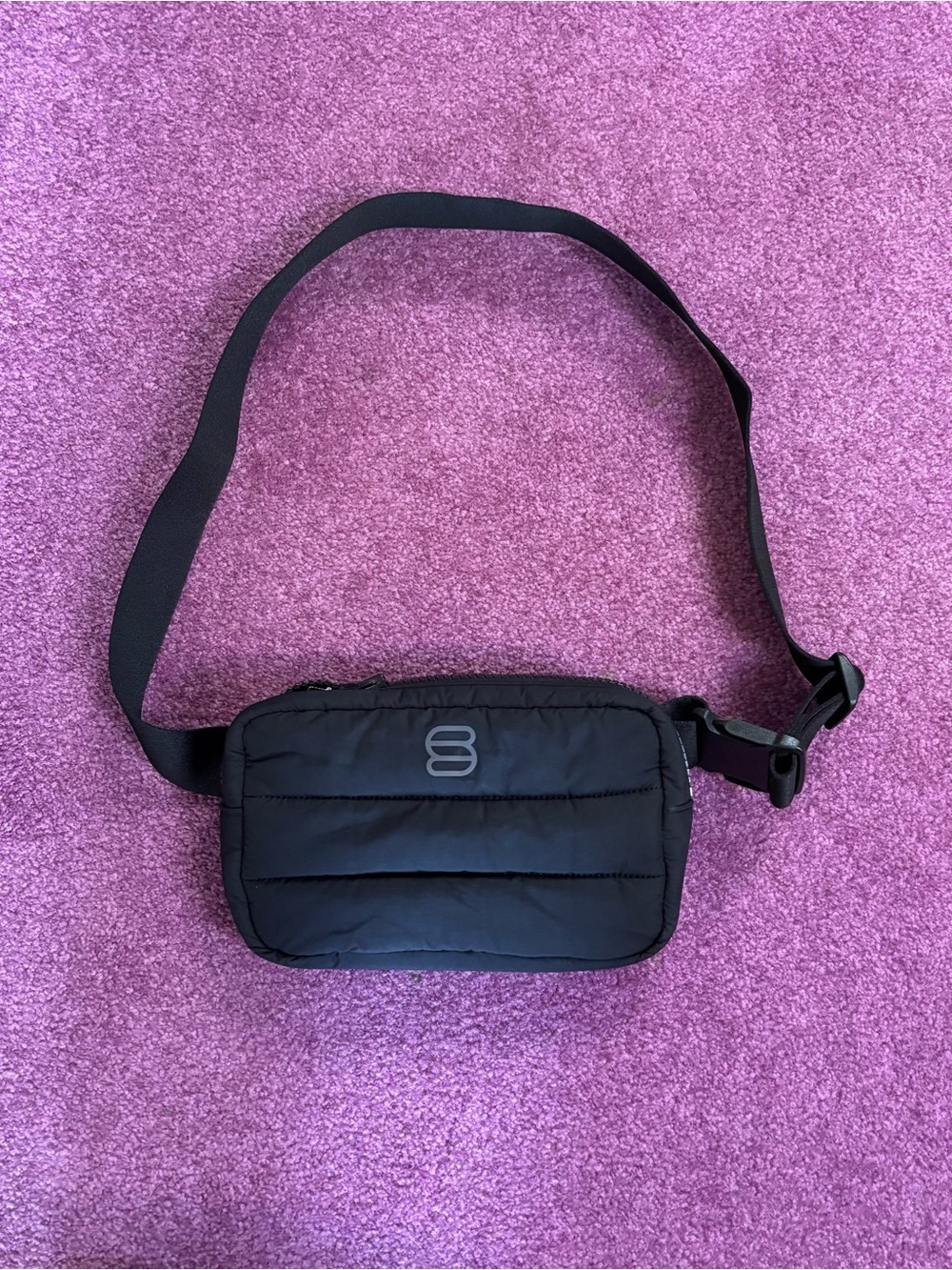 The super puff Aritzia black Quilted Crossbody Bag